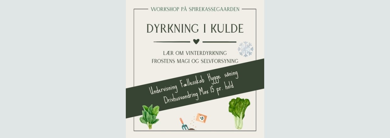 Workshop Vinterdyrkning