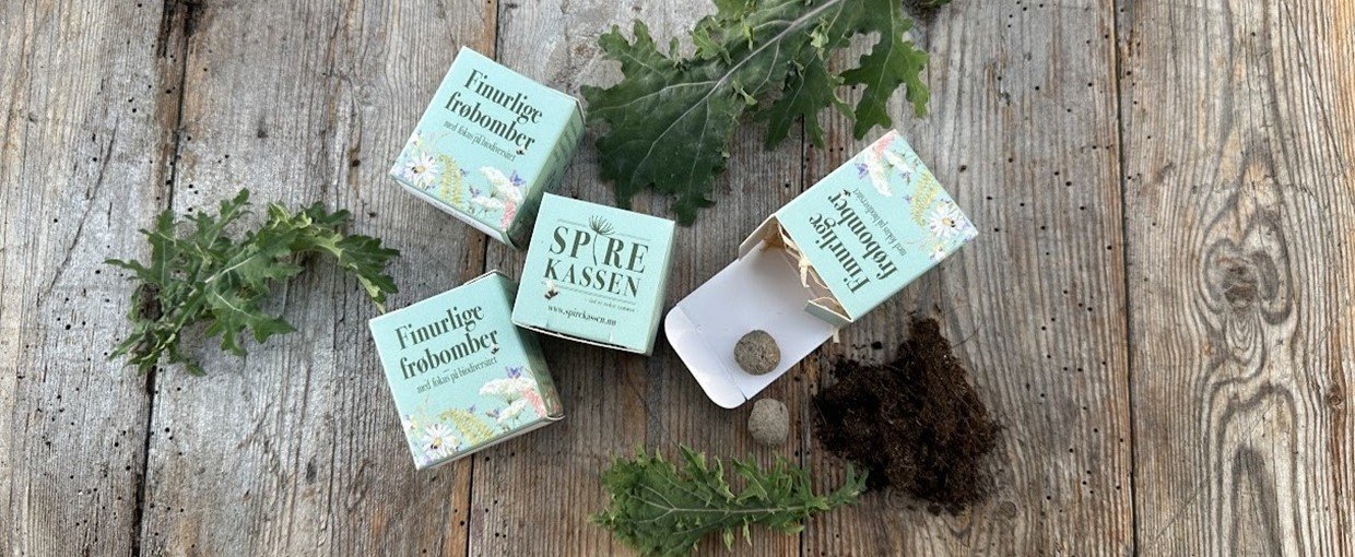 Vores håndlavede frøbomber 