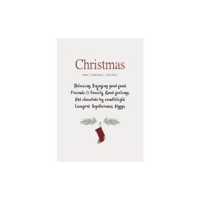 Metalskilt Christmas