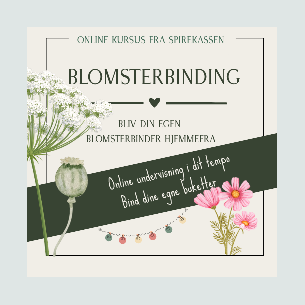 Onlinekursus - Bliv din egen blomsterbinder