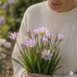 Botanisk tulipa specie saxatilis
