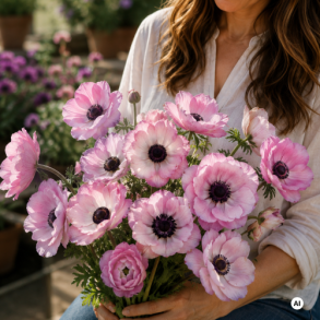 Fransk Anemone Mistral Plus� 'Edge Rosa'  