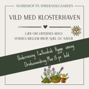 Workshop Vild med Klosterhave 