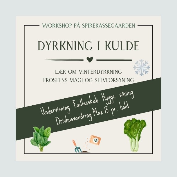 Workshop Vinterdyrkning - den 16. september 2026
