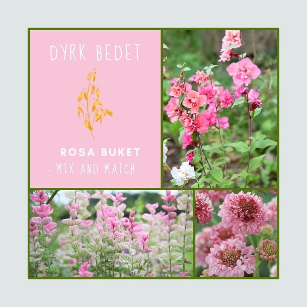 Rosa buket - mix and match