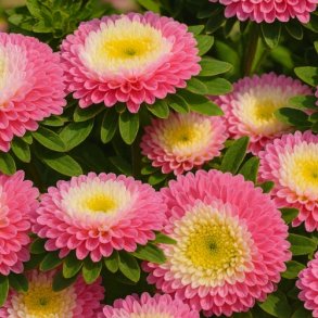 Sommerasters 'Pompon Supreme Pink' - XL